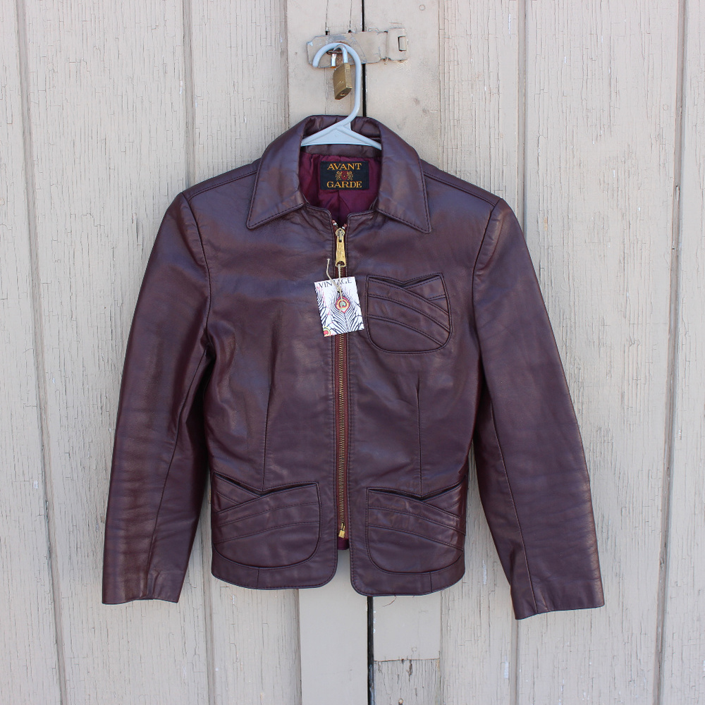 Vintage Avant Garde Leather Jacket